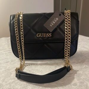 Black Quincey Guess Shoulder Bag